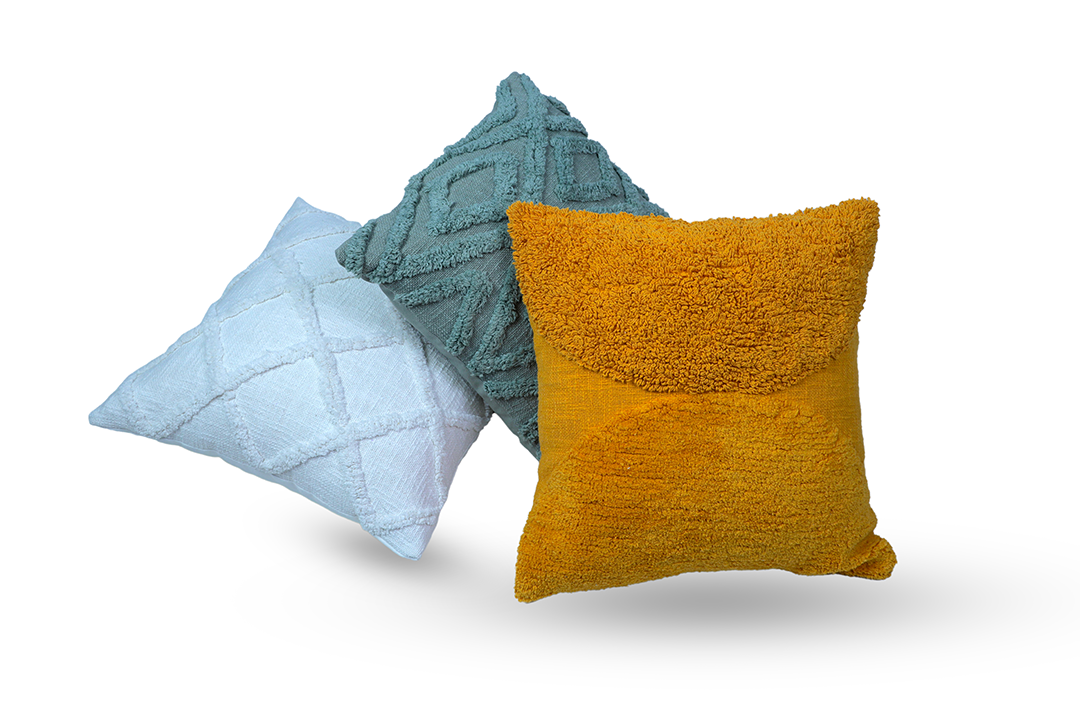 Karpa Snow Tufted Cushion