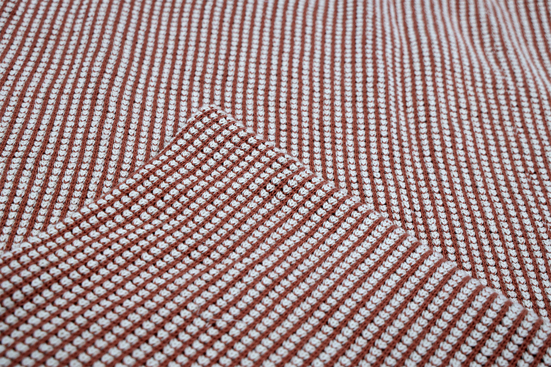 Abrazo Orange Knitted Throw