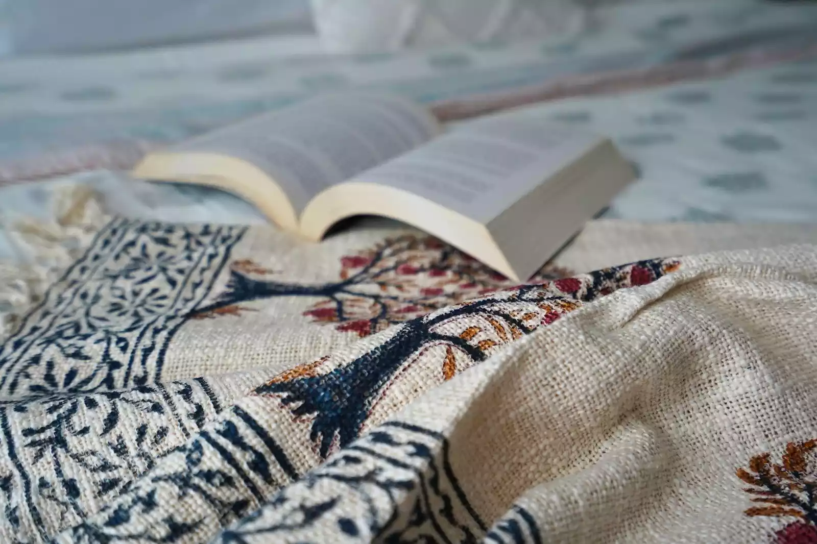 Mantra – Block Print Cotton Throw