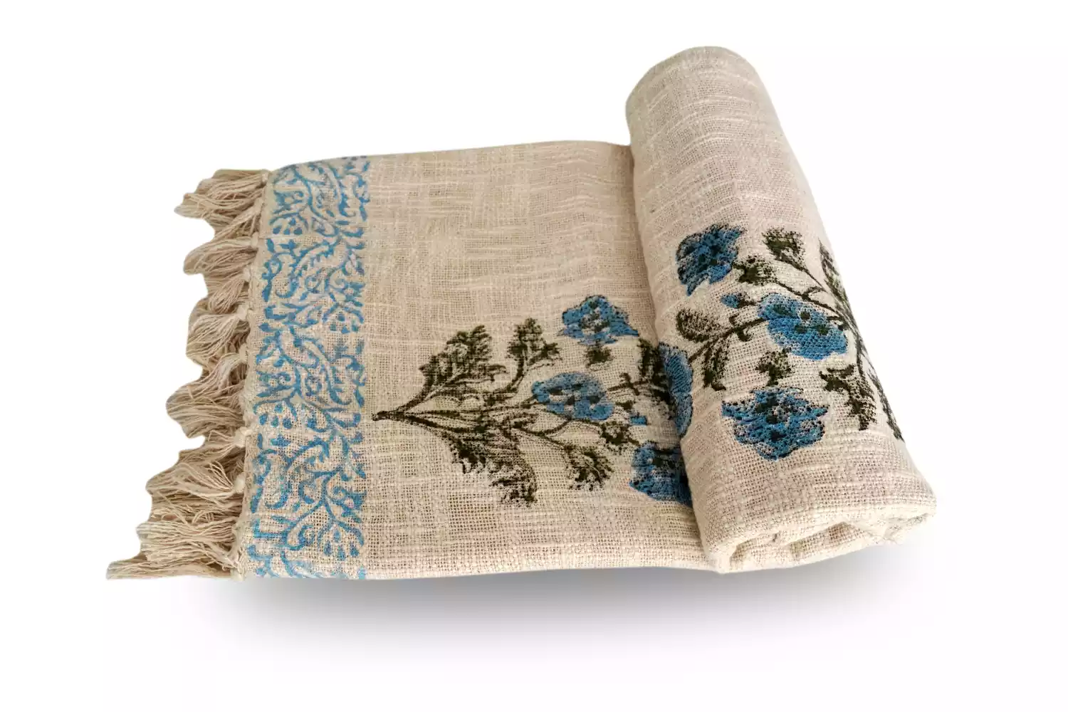 Aananda – Block Print Cotton Throw