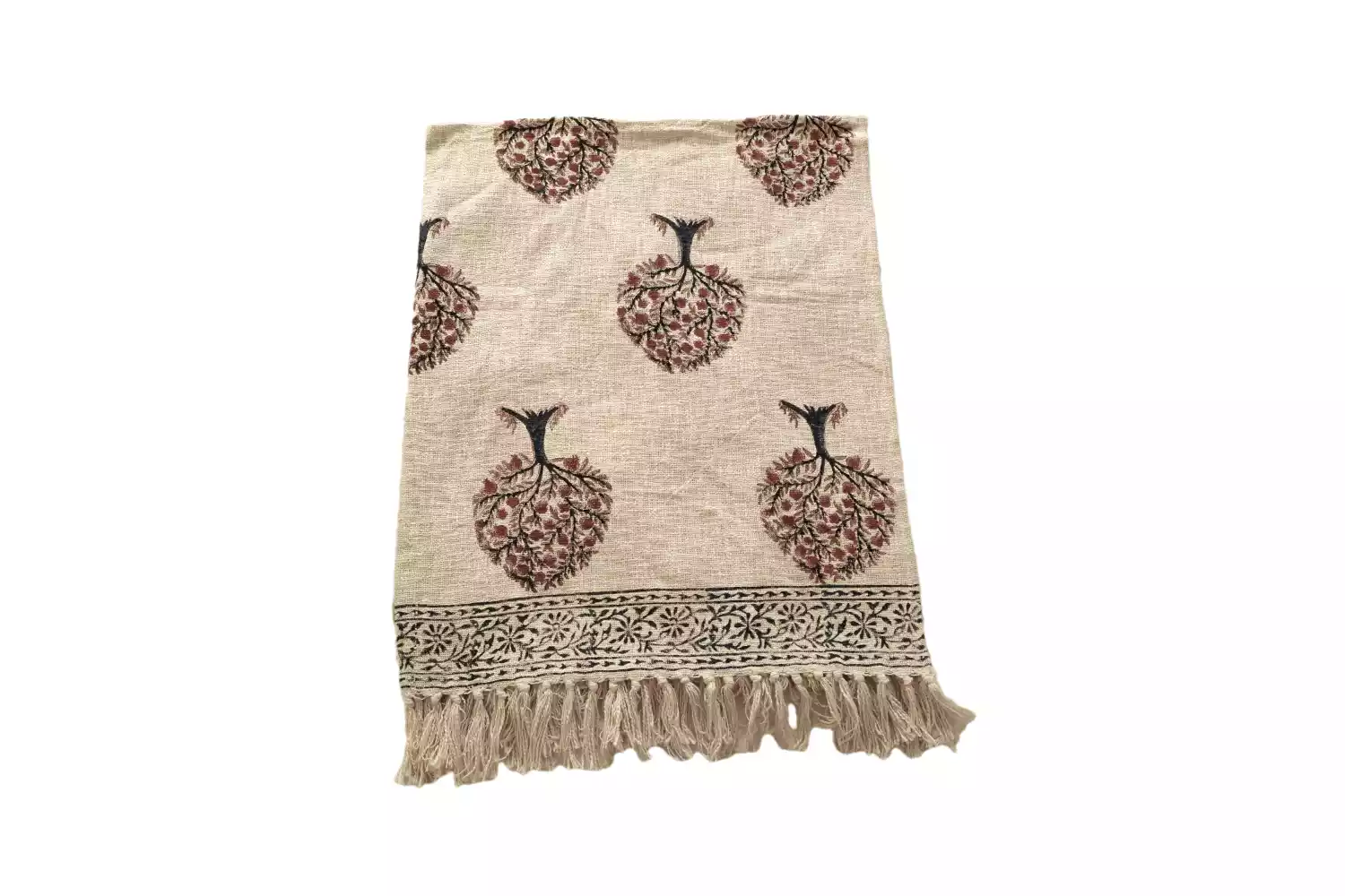 Mantra – Block Print Cotton Throw